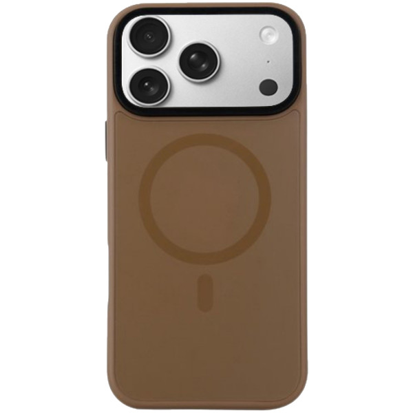 Фото - Чохол для смартфону BeCover FIBRA ArcLine Case with MagSafe for Apple iPhone 17 Pro Max Brown (715388)