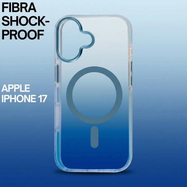 Фото - Чохол для смартфону BeCover FIBRA Shock-Proof case with MagSafe for Apple iPhone 17 Blue (715440)
