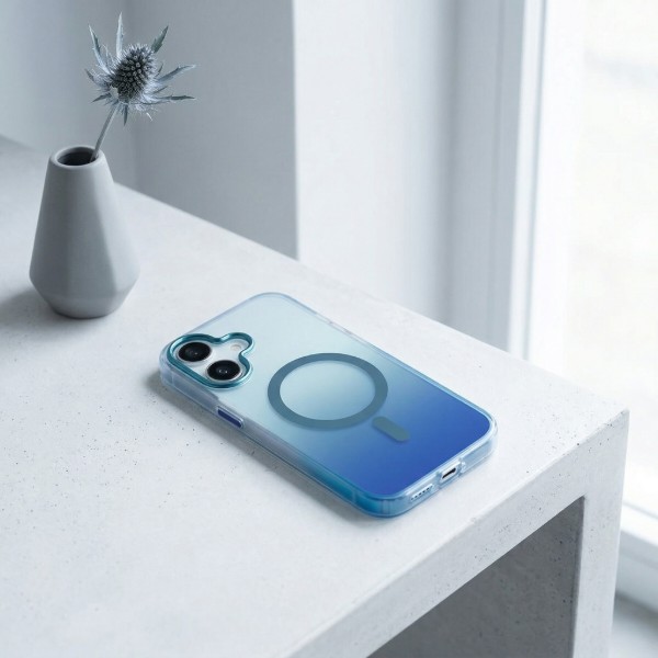 Фото - Чохол для смартфону BeCover FIBRA Shock-Proof case with MagSafe for Apple iPhone 17 Blue (715440)