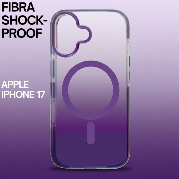 Фото - Чохол для смартфону BeCover FIBRA Shock-Proof case with MagSafe for Apple iPhone 17 Deep Purple (715442)