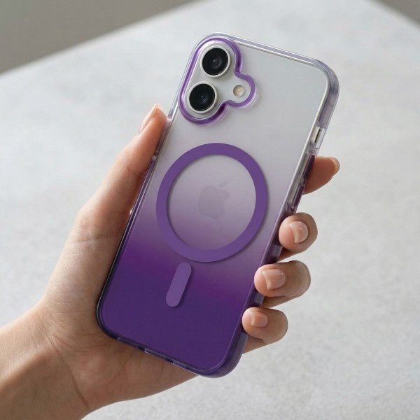 Фото - Чохол для смартфону BeCover FIBRA Shock-Proof case with MagSafe for Apple iPhone 17 Deep Purple (715442)