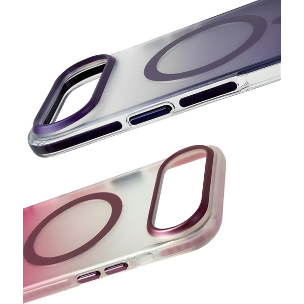 Фото - Чохол для смартфону BeCover FIBRA Shock-Proof case with MagSafe for Apple iPhone 17 Air Deep Purple (715453)