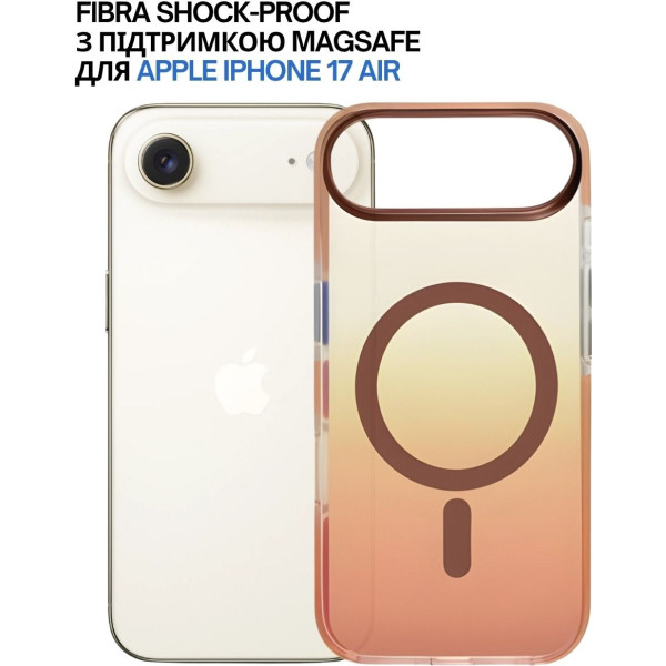 Фото - Чохол для смартфону BeCover FIBRA Shock-Proof case with MagSafe for Apple iPhone 17 Air Deserted (715454)