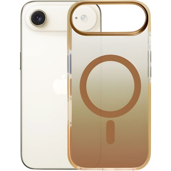 Фото - Чохол для смартфону BeCover FIBRA Shock-Proof case with MagSafe for Apple iPhone 17 Air Gold (715455)