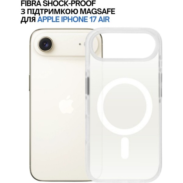 Фото - Чохол для смартфону BeCover FIBRA Shock-Proof case with MagSafe for Apple iPhone 17 Air White (715459)