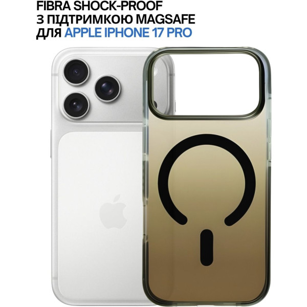 Фото - Чохол для смартфону BeCover FIBRA Shock-Proof case with MagSafe for Apple iPhone 17 Pro Clay (715462)