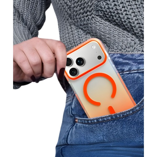 Фото - Чохол для смартфону BeCover FIBRA Shock-Proof case with MagSafe for Apple iPhone 17 Pro Max Orange (715473)