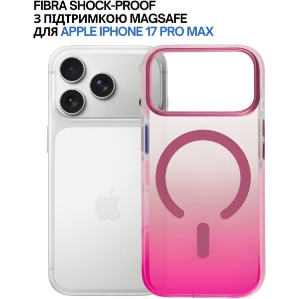 Фото - Чохол для смартфону BeCover FIBRA Shock-Proof case with MagSafe for Apple iPhone 17 Pro Max Pink (715474)
