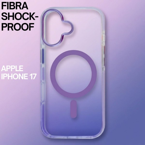 Фото - Чохол для смартфону BeCover FIBRA Shock-Proof case with MagSafe for Apple iPhone 17 Light Purple (715445)