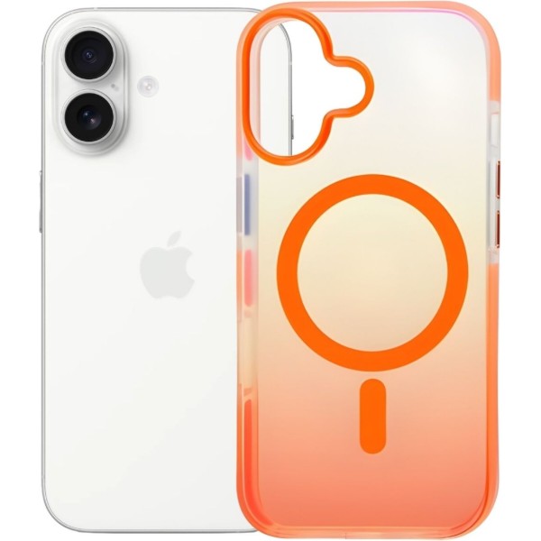 Фото - Чохол для смартфону BeCover FIBRA Shock-Proof case with MagSafe for Apple iPhone 17 Orange (715446)
