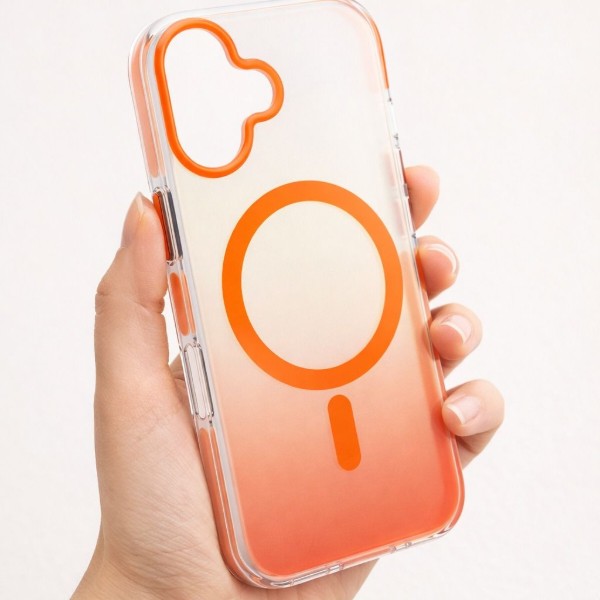 Фото - Чохол для смартфону BeCover FIBRA Shock-Proof case with MagSafe for Apple iPhone 17 Orange (715446)