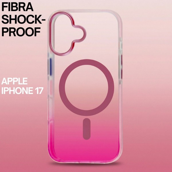 Фото - Чохол для смартфону BeCover FIBRA Shock-Proof case with MagSafe for Apple iPhone 17 Pink (715447)