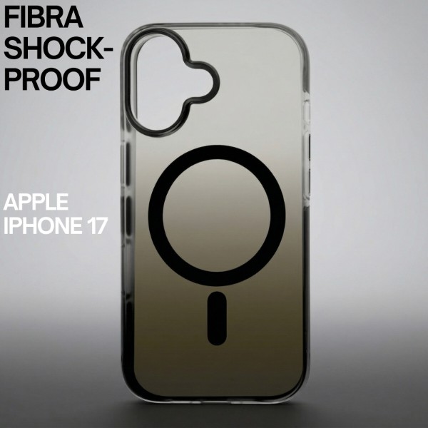 Фото - Чохол для смартфону BeCover FIBRA Shock-Proof case with MagSafe for Apple iPhone 17 Black (715439)