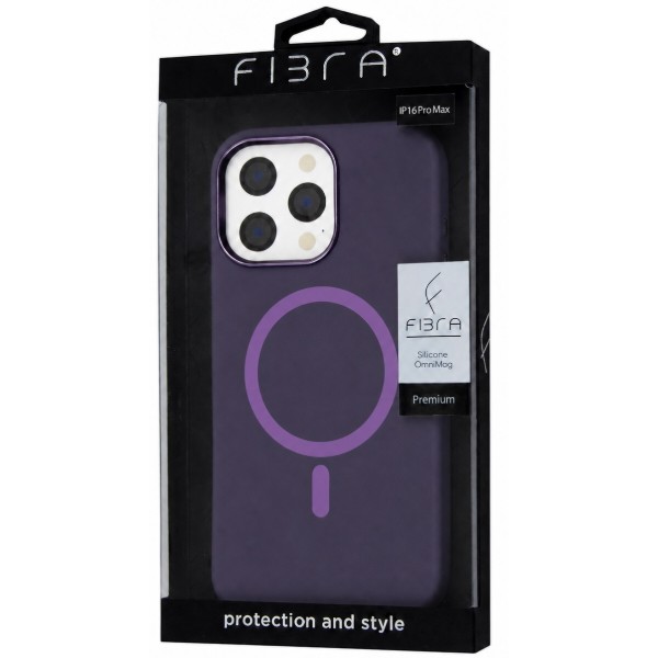 Фото - Чехол для смартфона BeCover FIBRA Silicone OmniMag for Apple iPhone 16 Pro Max Dark Purple (716234)