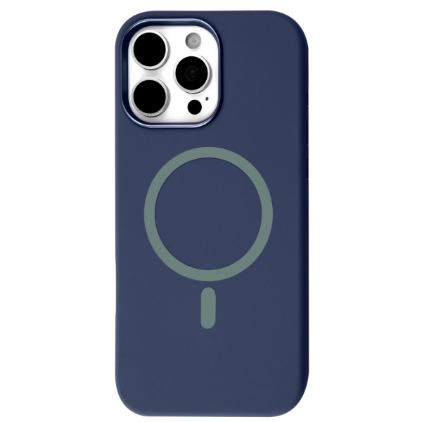 Фото - Чехол для смартфона BeCover FIBRA Silicone OmniMag for Apple iPhone 16 Pro Max Deep Blue (716235)
