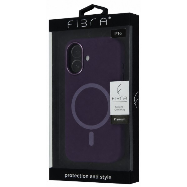 Фото - Чохол для смартфону BeCover FIBRA Silicone OmniMag for Apple iPhone 16 Dark Purple (716225)