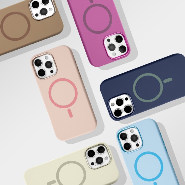 Фото - Чехол для смартфона BeCover FIBRA Silicone OmniMag for Apple iPhone 16 Pro Max Light Blue (716237)