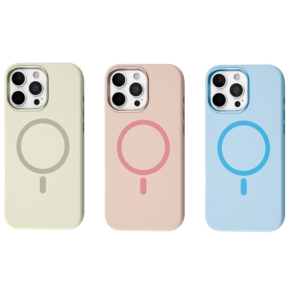 Фото - Чехол для смартфона BeCover FIBRA Silicone OmniMag for Apple iPhone 16 Pro Max Light Pink (716238)