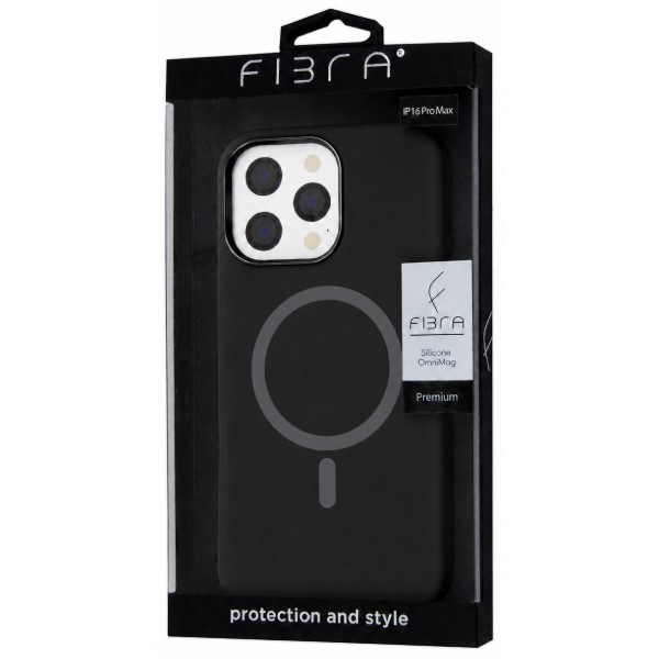 Фото - Чехол для смартфона BeCover FIBRA Silicone OmniMag for Apple iPhone 16 Pro Max Black (716232)