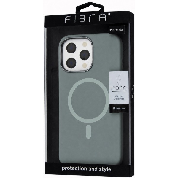 Фото - Чехол для смартфона BeCover FIBRA Silicone OmniMag for Apple iPhone 16 Pro Max Gray (716236)