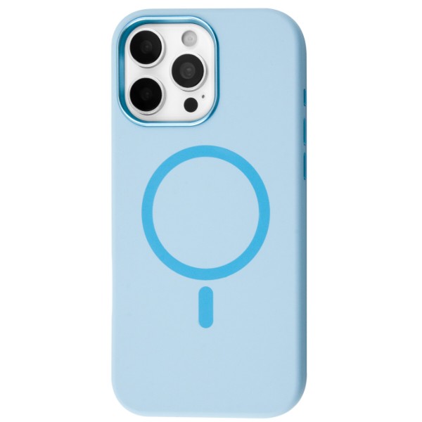 Фото - Чехол для смартфона BeCover FIBRA Silicone OmniMag for Apple iPhone 16 Pro Max Light Blue (716237)