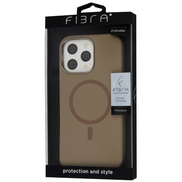 Фото - Чехол для смартфона BeCover FIBRA Silicone OmniMag for Apple iPhone 16 Pro Max Brown (716233)