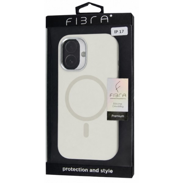 Фото - Чохол для смартфону BeCover FIBRA Silicone OmniMag for Apple iPhone 17 Milk White (716202)