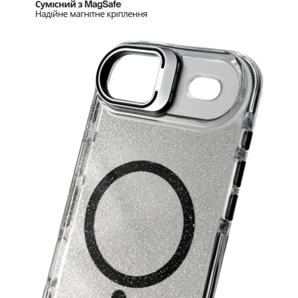 Фото - Чехол для смартфона BeCover FIBRA Star Shine with MagSafe for Apple iPhone 17 Air Black (715418)