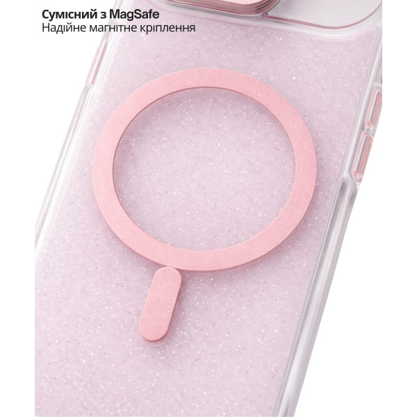 Фото - Чехол для смартфона BeCover FIBRA Star Shine with MagSafe for Apple iPhone 17 Air Light Pink (715421)