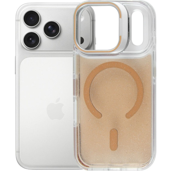 Фото - Чехол для смартфона BeCover FIBRA Star Shine with MagSafe for Apple iPhone 17 Pro Desert Gold (715426)