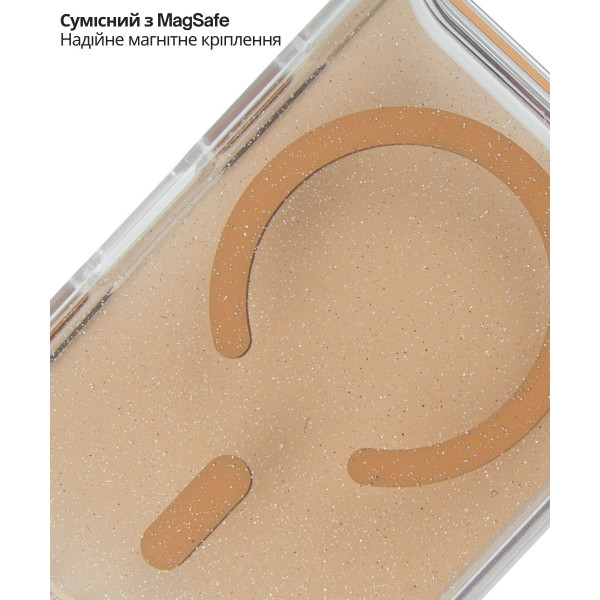 Фото - Чехол для смартфона BeCover FIBRA Star Shine with MagSafe for Apple iPhone 17 Pro Desert Gold (715426)
