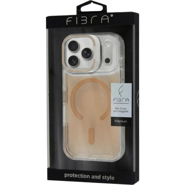 Фото - Чехол для смартфона BeCover FIBRA Star Shine with MagSafe for Apple iPhone 17 Pro Desert Gold (715426)