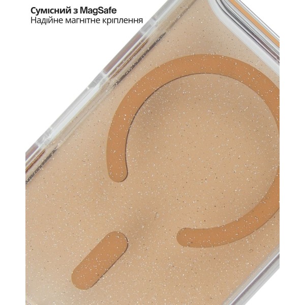 Фото - Чохол для смартфону BeCover FIBRA Star Shine with MagSafe for Apple iPhone 17 Pro Max Desert Gold (715433)