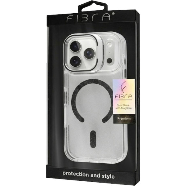 Фото - Чохол для смартфону BeCover FIBRA Star Shine with MagSafe for Apple iPhone 17 Pro Max Black (715432)