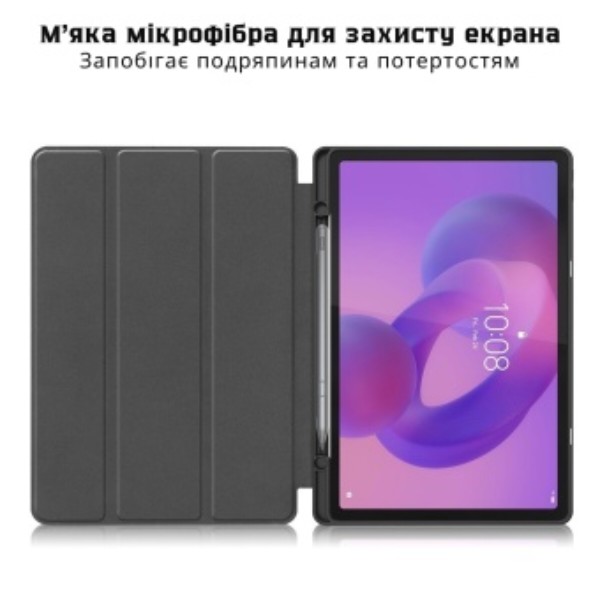 Фото - Чохол для планшета BeCover Flexible TPU Matte BeCover з кріпленням для стілусу for Lenovo Idea Tab Plus 12.1" Purple (716149)