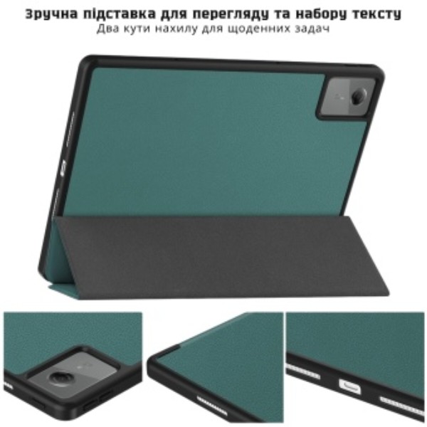 Фото - Чохол для планшета BeCover Flexible TPU Matte BeCover з кріпленням для стілусу for Lenovo Idea Tab Plus 12.1" Dark Green (716147)