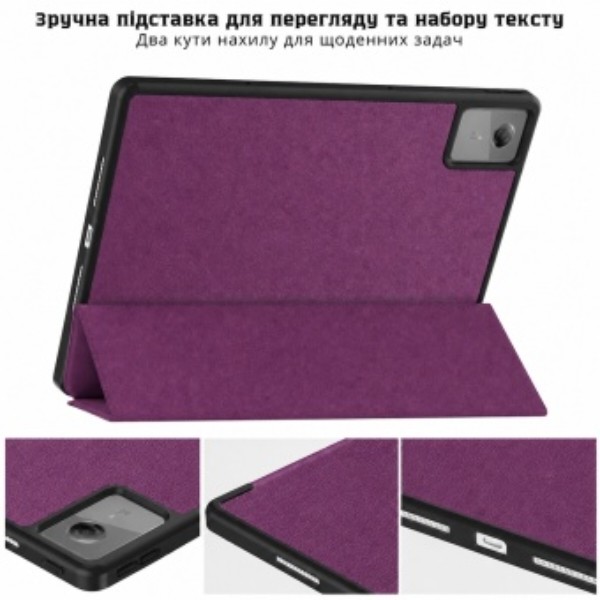 Фото - Чохол для планшета BeCover Flexible TPU Matte BeCover з кріпленням для стілусу for Lenovo Idea Tab Plus 12.1" Purple (716149)