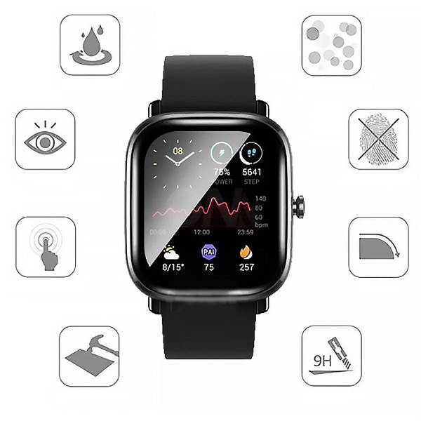 Фото - Захисна плівка для смарт-годинника BeCover for Amazfit GTS 2E Black (706050)