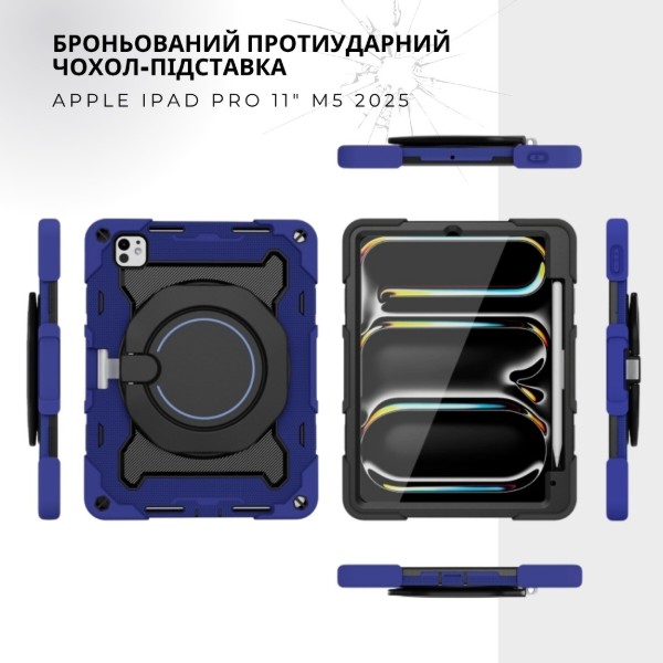 Фото - Чохол для планшета BeCover for Apple iPad Pro 11" M5 2025 Blue (715959)