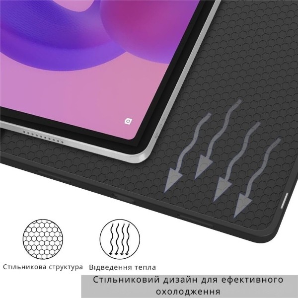 Фото - Чехол для планшета BeCover Flexible TPU Mate с креплением для стилуса for Lenovo Idea Tab/K11 (2nd Gen) TB336/Xiaoxin Pad (2025) 11" Black (714893)