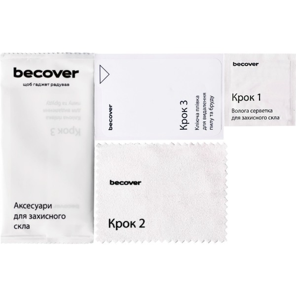 Фото - Захисне скло для смартфону BeCover for Poco C71 10D Black (714089)