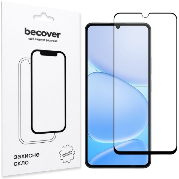 Фото - Захисне скло для смартфону BeCover for Realme Note 80 Black (716180)