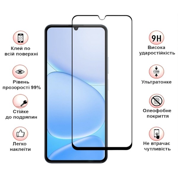 Фото - Захисне скло для смартфону BeCover for Realme Note 80 Black (716180)