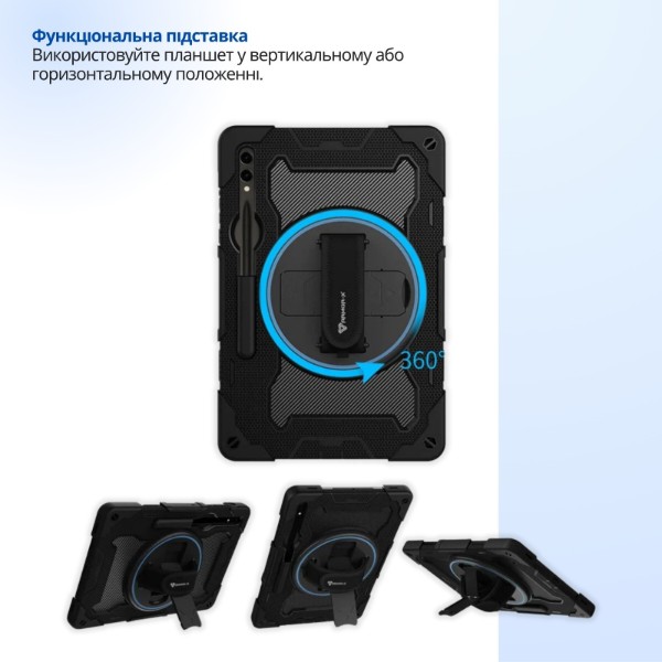 Фото - Чехол для планшета BeCover for Samsung Galaxy Tab S10 Plus (SM-X820/SM-X826) 12.4" Black (716002)