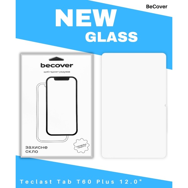 Фото - Захисне скло для планшета BeCover for Teclast Tab T60 Plus 12.0" (714609)