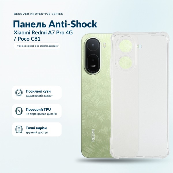 Фото - Чехол для смартфона BeCover for Xiaomi Redmi A7 Pro 4G/Poco C81 Clear (716026)