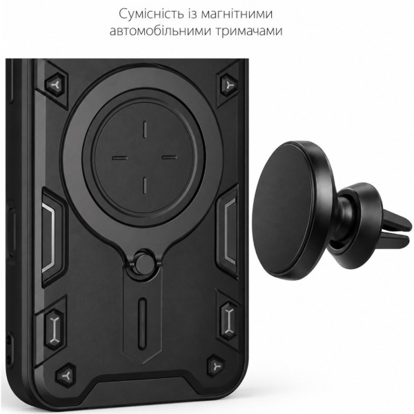 Фото - Чехол для смартфона BeCover Full Guard Slide Magnetic for Apple iPhone 16 Pro Black (716355)