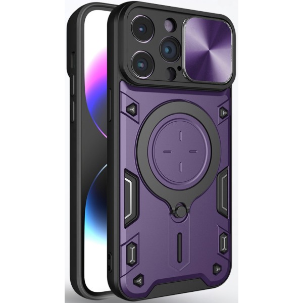 Фото - Чехол для смартфона BeCover Full Guard Slide Magnetic for Apple iPhone 16 Pro Purple (716356)
