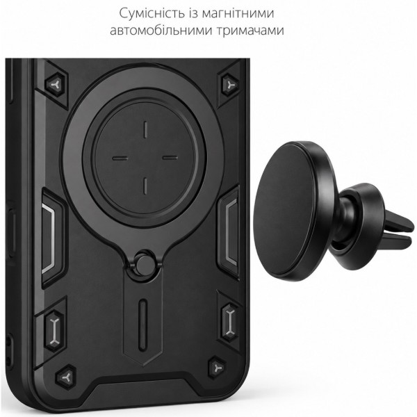 Фото - Чехол для смартфона BeCover Full Guard Slide Magnetic for Apple iPhone 16 Black (716353)