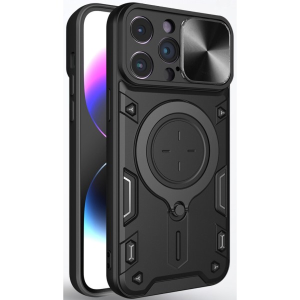 Фото - Чехол для смартфона BeCover Full Guard Slide Magnetic for Apple iPhone 16 Pro Black (716355)